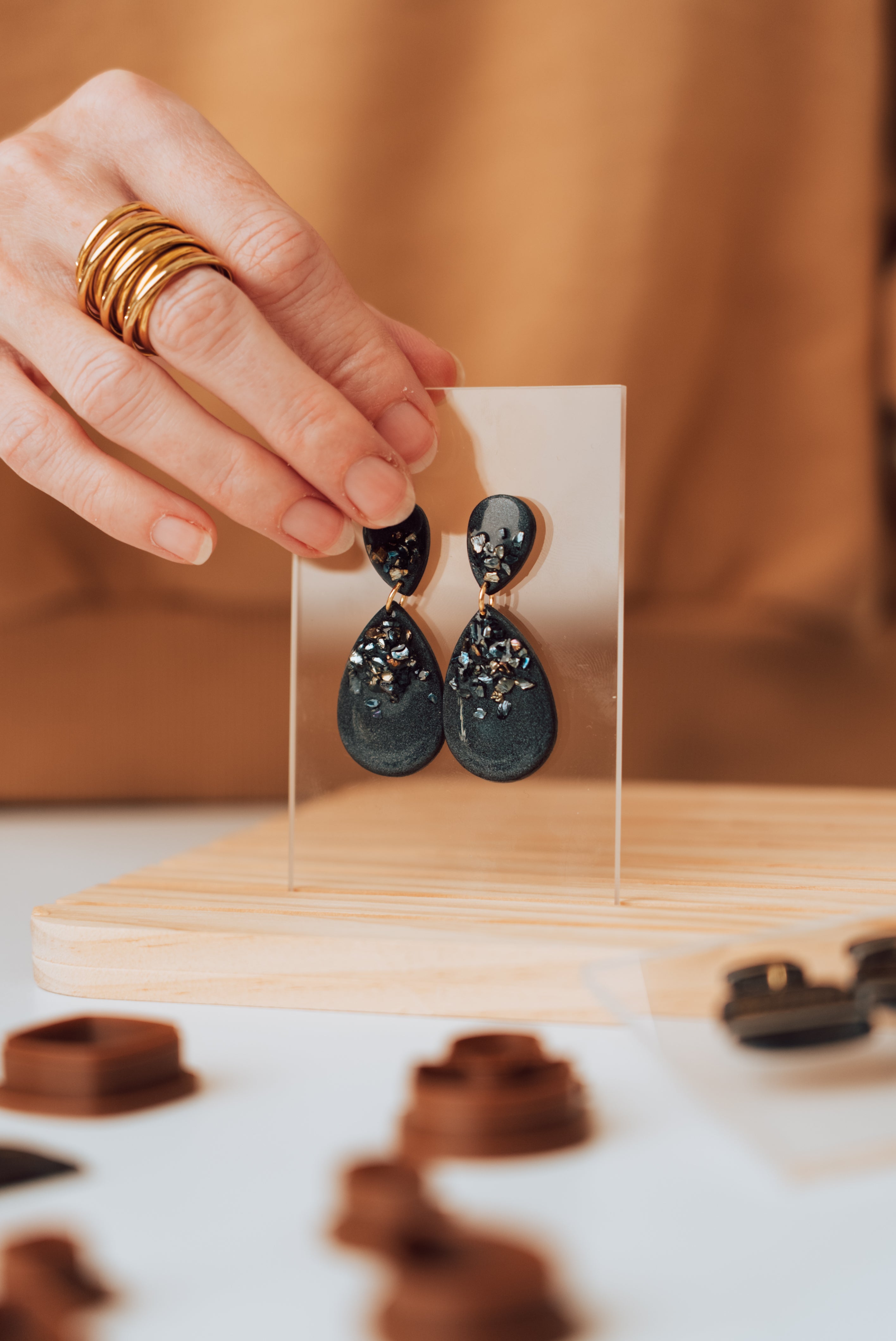 Display "Wood" Plate