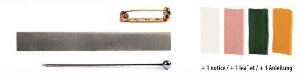 NEW!! Cernit Starter Kit "Flower Brooch"