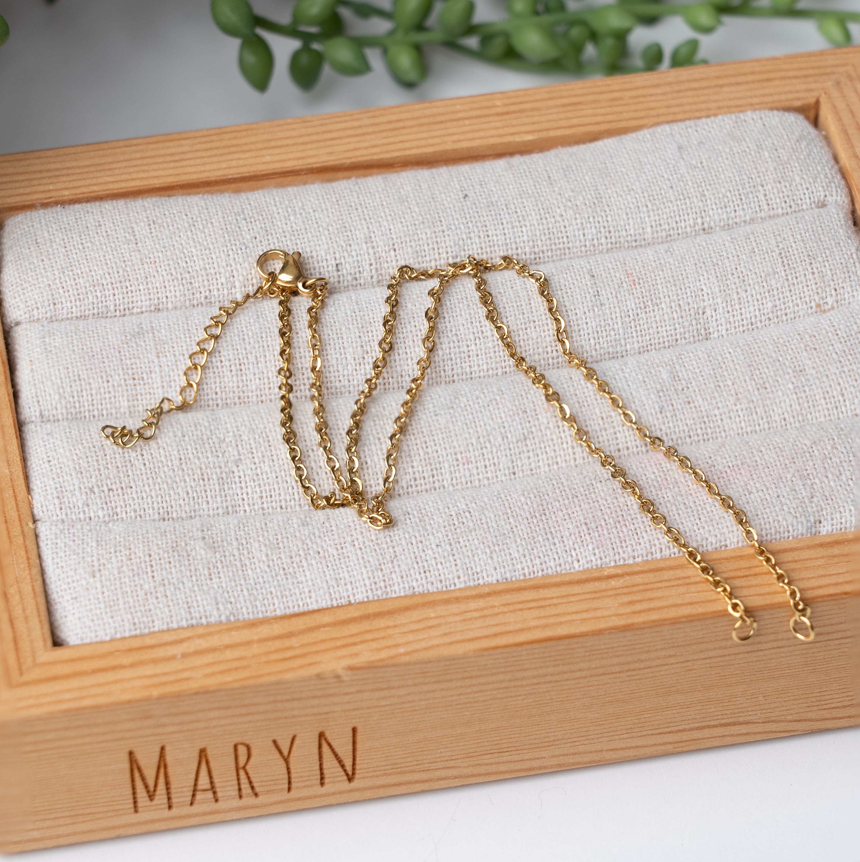 DIY ketting voor tussenstuk